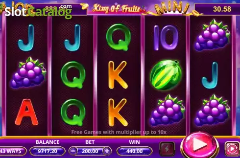 Скрин3. King Of Fruits (Triple Profits Games) слот