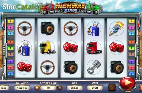 Скрин2. Highway Kings (Triple Profits Games) слот