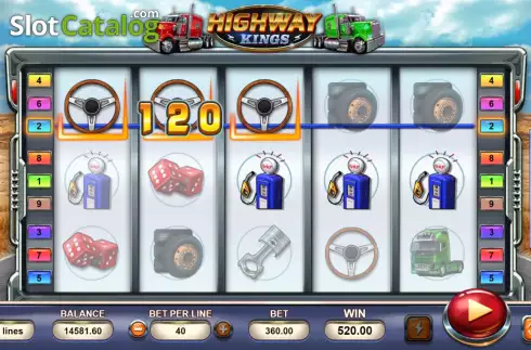 Скрин3. Highway Kings (Triple Profits Games) слот