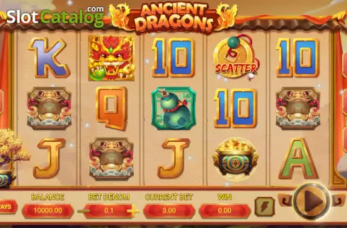 Скрин2. Ancient Dragons слот