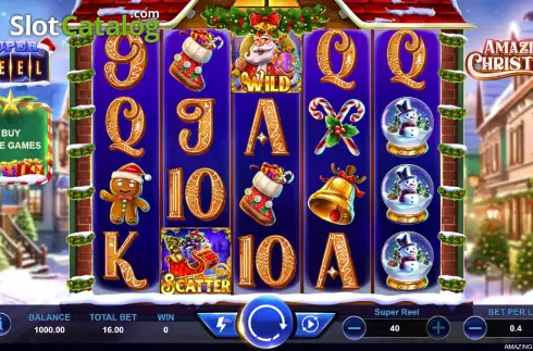 Скрин2. Amazing Christmas слот