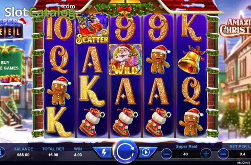 Скрин3. Amazing Christmas слот