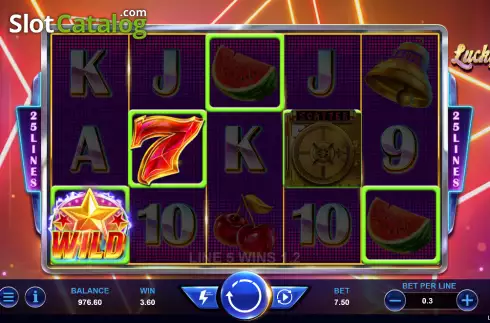 Скрин3. Lucky 7 (Triple Profits Games) слот