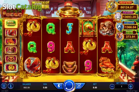 Скрин2. Wealth of Tiger слот