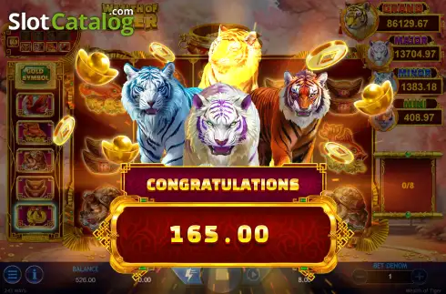 Скрин3. Wealth of Tiger слот