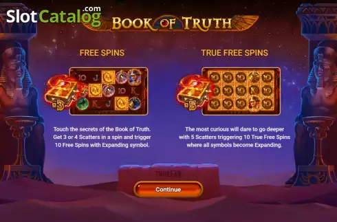 Скрин2. Book of Truth слот