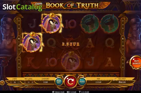 Скрин5. Book of Truth слот