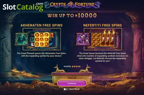 Скрин2. Crypts of Fortune слот