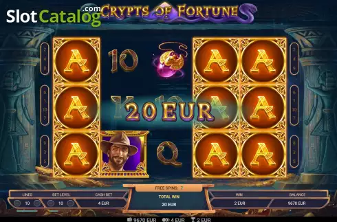 Скрин7. Crypts of Fortune слот