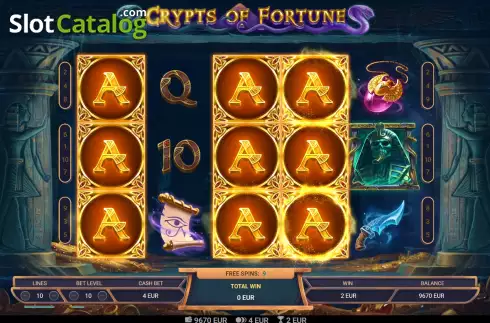 Скрин8. Crypts of Fortune слот