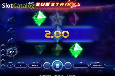Скрин3. Sunstrike Respin слот