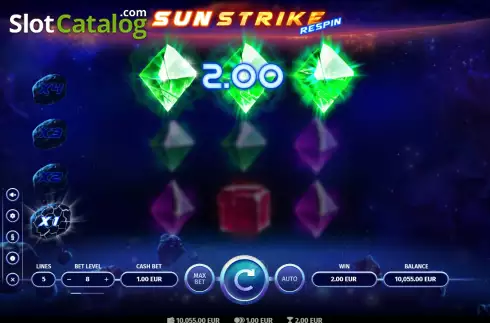 Скрин4. Sunstrike Respin слот