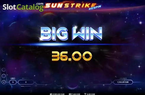Скрин5. Sunstrike Respin слот