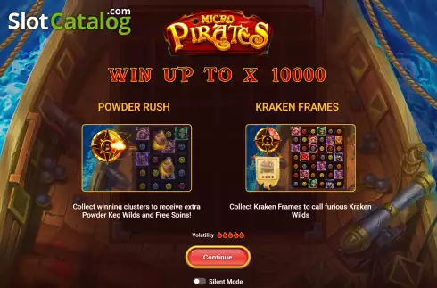 Скрин2. Micropirates and the Kraken of the Caribbean слот