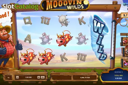 Скрин4. Moooving Wilds слот