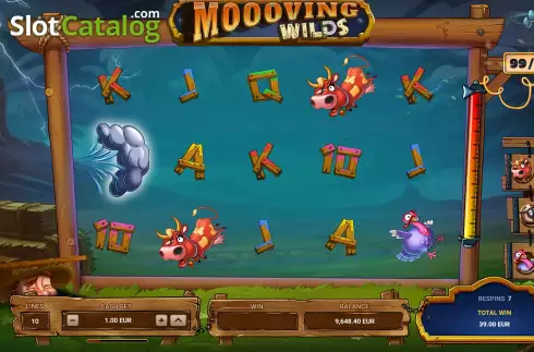 Скрин7. Moooving Wilds слот