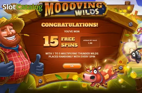 Скрин8. Moooving Wilds слот