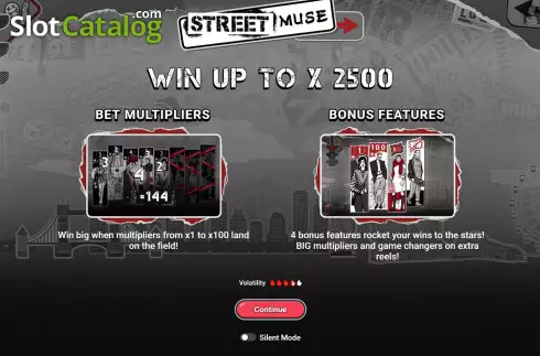 Скрин2. Street Muse слот