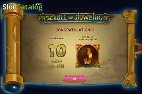 Скрин9. Scroll of Jiuweihu слот