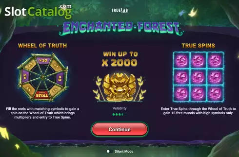 Скрин2. Enchanted Forest (TrueLab Games) слот