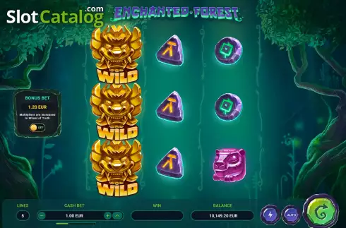 Скрин3. Enchanted Forest (TrueLab Games) слот