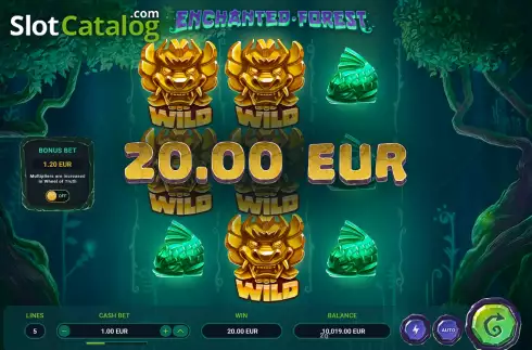 Скрин4. Enchanted Forest (TrueLab Games) слот