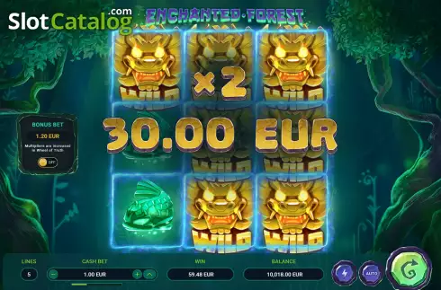 Скрин5. Enchanted Forest (TrueLab Games) слот