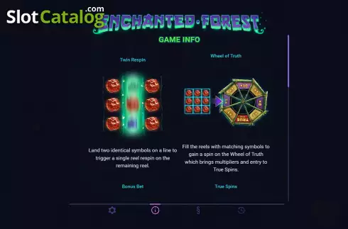 Скрин9. Enchanted Forest (TrueLab Games) слот