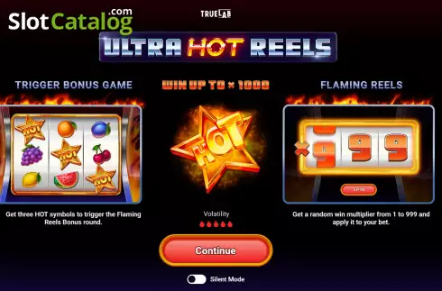Скрин2. Ultra Hot Reels слот