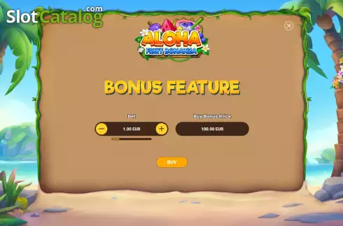 Скрин5. Aloha: Fruit Bonanza слот