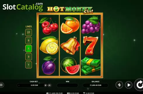 Скрин2. Hot Money Slot слот