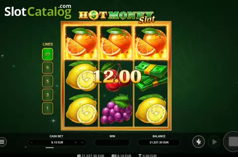 Скрин3. Hot Money Slot слот