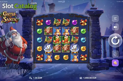 Скрин2. Gates of Santa слот