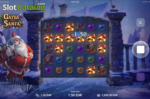 Скрин5. Gates of Santa слот