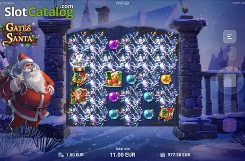 Скрин6. Gates of Santa слот