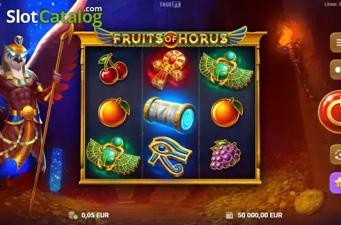 Скрин2. Fruits of Horus слот
