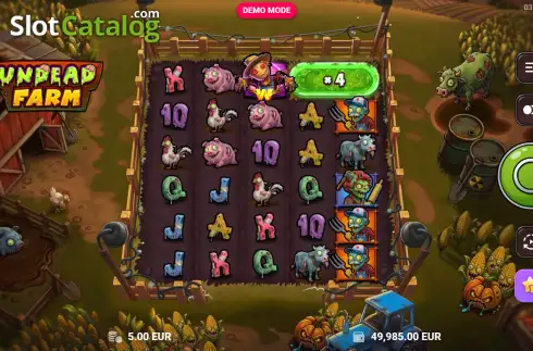 Скрин2. Undead Farm слот