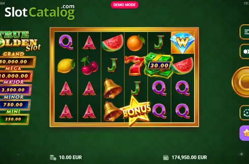 Скрин2. True Golden Slot слот