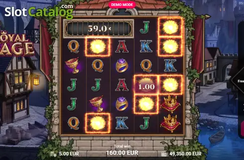 Скрин3. Royal Rage слот