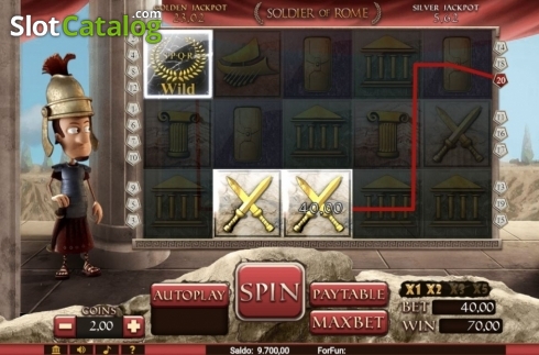 Скрин5. Soldier of Rome (Tuko) слот
