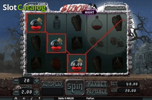 Скрин3. Blood Night слот