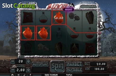 Скрин4. Blood Night слот