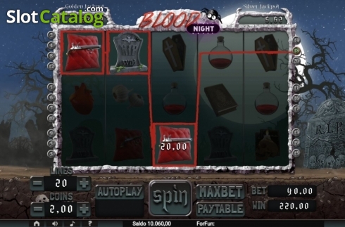 Скрин5. Blood Night слот