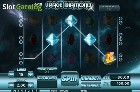 Скрин3. Space Diamond слот