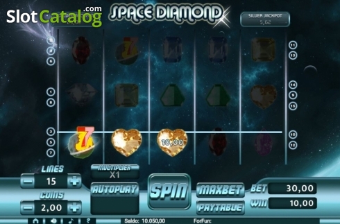 Скрин4. Space Diamond слот