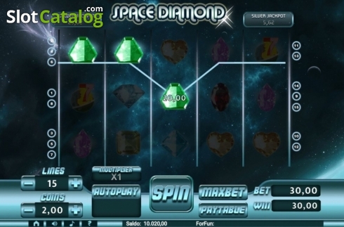 Скрин5. Space Diamond слот