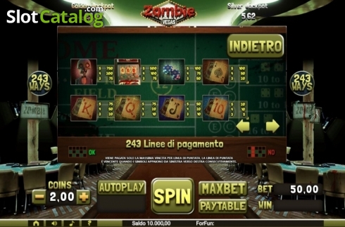 Скрин2. Zombie Vegas слот