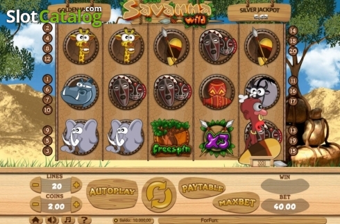 Скрин2. Savanna Wild слот