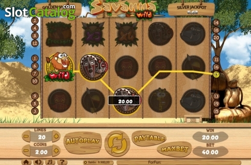 Скрин3. Savanna Wild слот