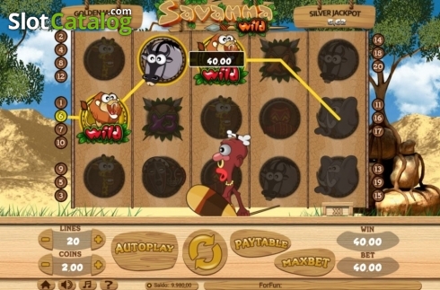 Скрин4. Savanna Wild слот